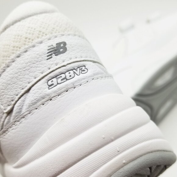 New Balance Womens 8 Hook and Loop Leather 928v3 Sneaker Walking Shoe White $160 - Picture 14 of 16